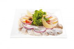 Сельдь с жареным картофелем