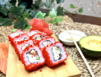 Ролл Калифорния запеченная