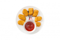 Куриные наггетсы с кетчупом