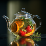 Чай в стаканчике фруктовый